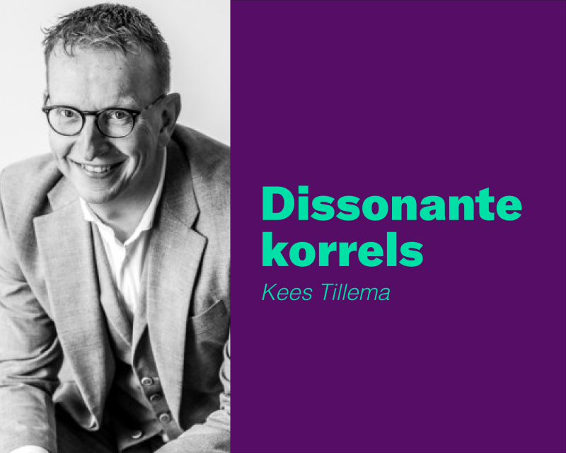 Blog: Kees Tillema over dissonante korrels